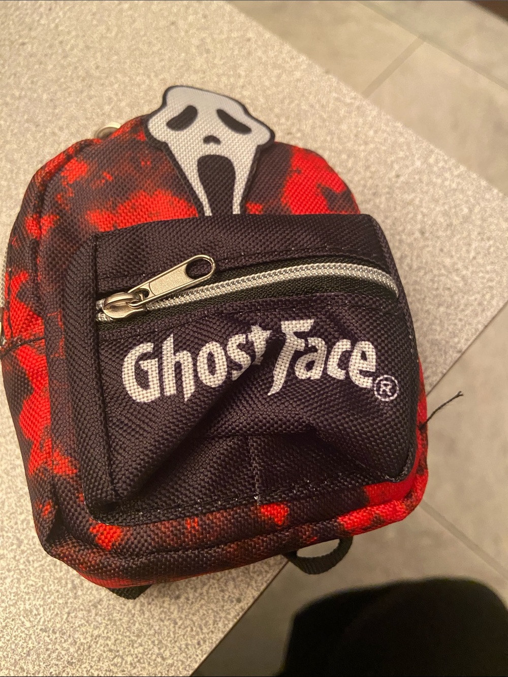 Red & Black Mini Backpack Pouch - Picture 3 of 3